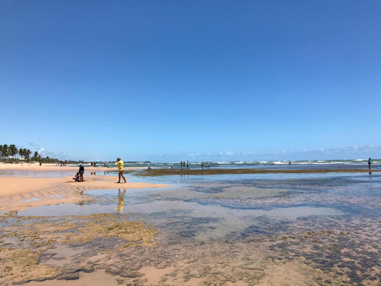 Flat Guarajuba Beira Da Praia Pe Na Areia Ngoại thất bức ảnh