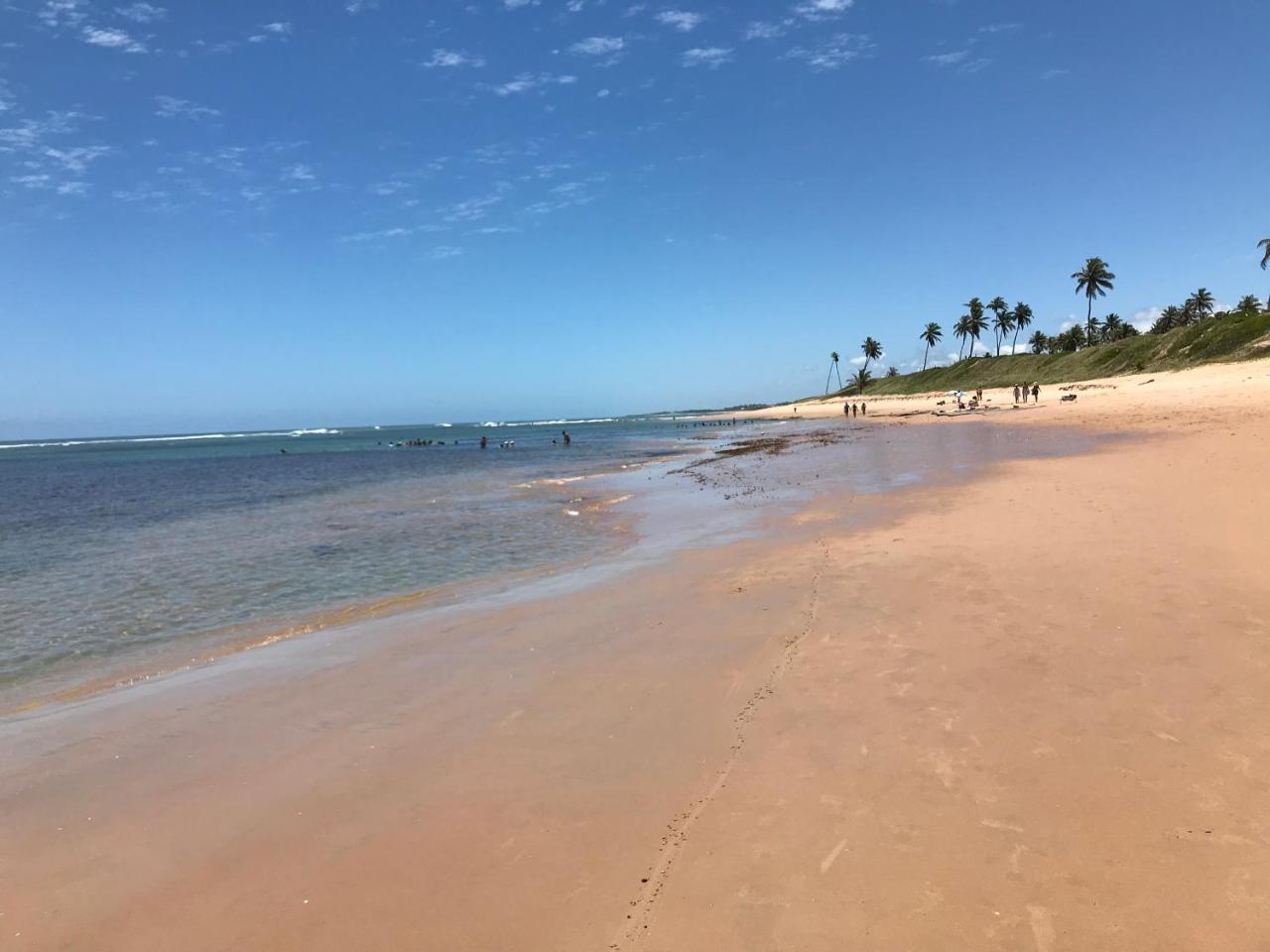 Flat Guarajuba Beira Da Praia Pe Na Areia Ngoại thất bức ảnh