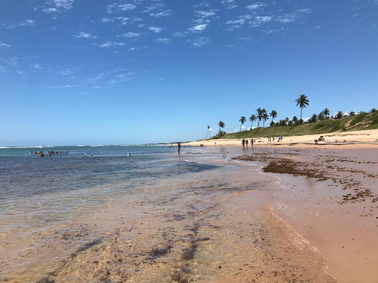 Flat Guarajuba Beira Da Praia Pe Na Areia Ngoại thất bức ảnh