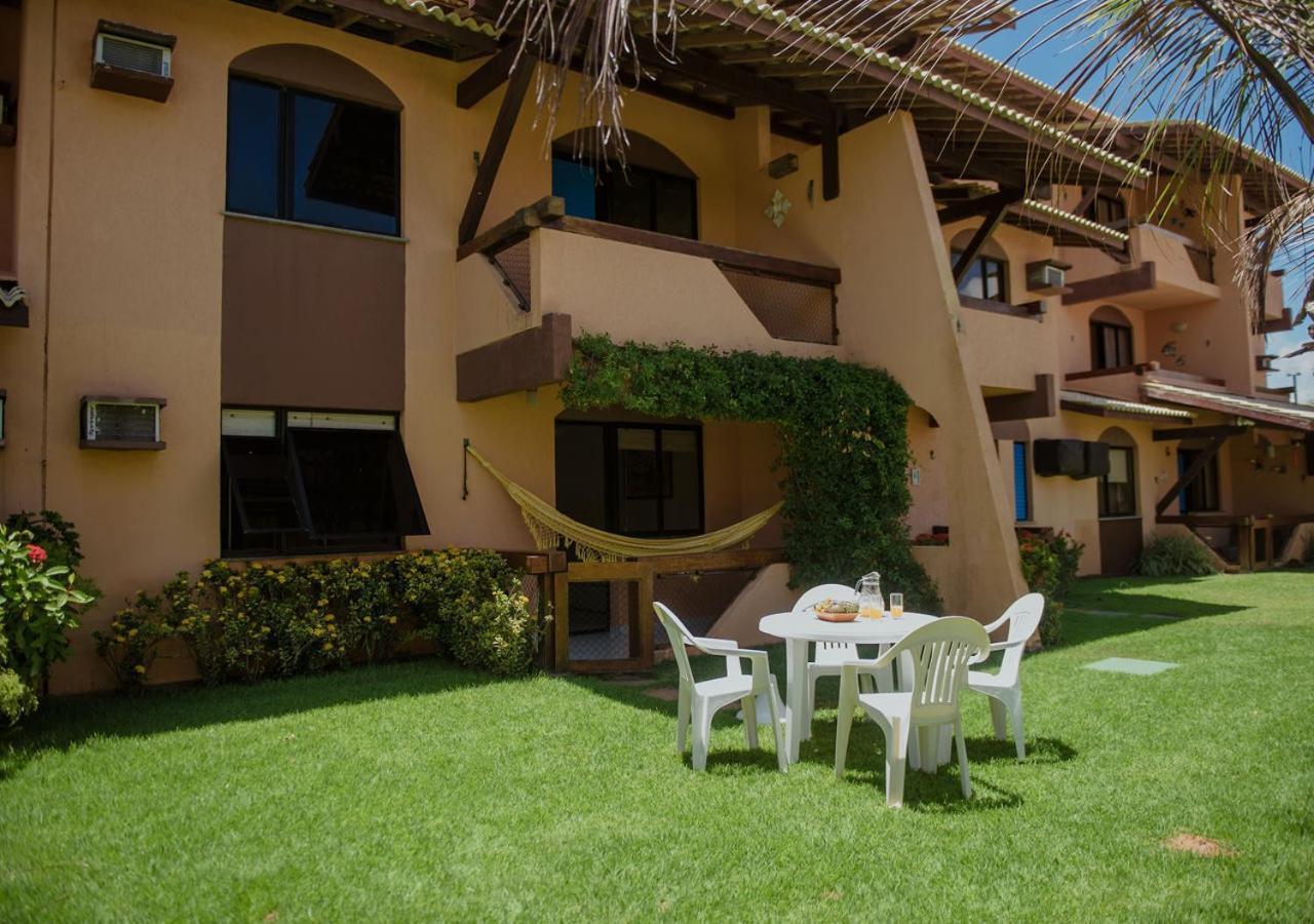 Flat Guarajuba Beira Da Praia Pe Na Areia Ngoại thất bức ảnh